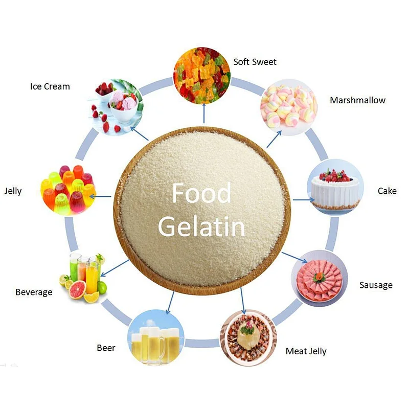 Hot Selling Food Grade Gelatin Powder CAS 9000-70-8 Halal Gelatin